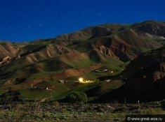 Киргизия. Ночь над Терскей Ала-Тоо